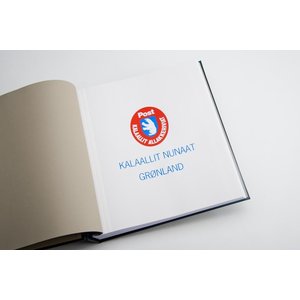 Davo de luxe page de titre, Groenland avec impression dorée