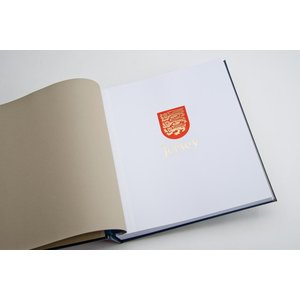 Davo de luxe titelblat, Jersey mit golddruck