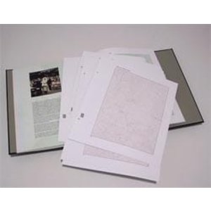 Blanc sheets, with borderline and country print  - Nederland 100 jaar Vorstinnen