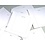 Blanco bladen met kader print en land/gebied aanduiding, Andorre (2-schroeven)