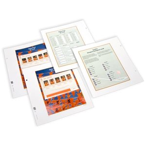Davo de luxe pages Timbres du championnat d'Europe des Pays-Bas 2008, 1-5