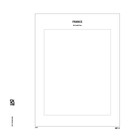 Davo, de luxe, Sheets (2 holes) - France, Miniature-sheets vertical ■ per 3 pcs.