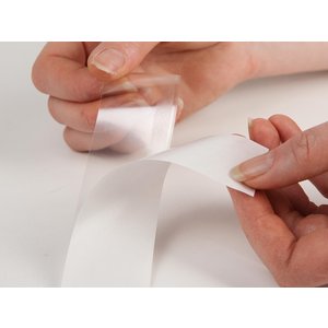 EASY, Mount strips self-adhesive on clear backing  (anti-reflective)