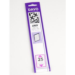 EASY, Klemmleisten Selbstklebend auf schwarzem Trägerfolie (entspiegelt)