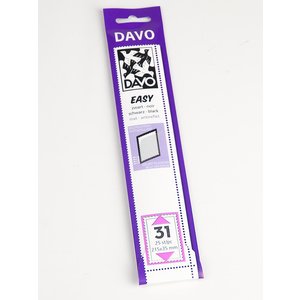 EASY, Klemmleisten Selbstklebend auf schwarzem Trägerfolie (entspiegelt)