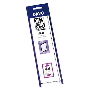 EASY, Mount strips self-adhesive on black backing (anti-reflective)