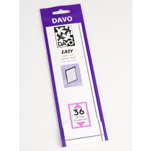 EASY, Mount strips self-adhesive on black backing (anti-reflective)