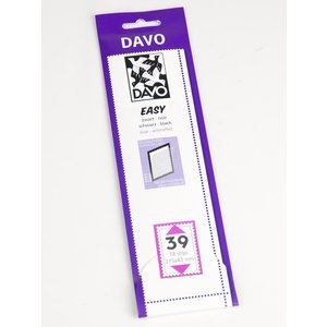 EASY, Klemmleisten Selbstklebend auf schwarzem Trägerfolie (entspiegelt)