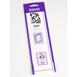 EASY, Klemmleisten Selbstklebend auf schwarzem Trägerfolie (entspiegelt)