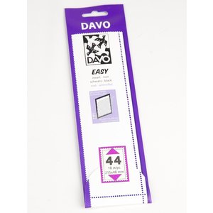 EASY, Klemmleisten Selbstklebend auf schwarzem Trägerfolie (entspiegelt)