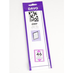 EASY, Klemmleisten Selbstklebend auf schwarzem Trägerfolie (entspiegelt)