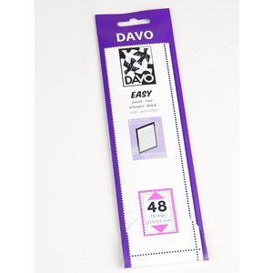 EASY, Mount strips self-adhesive on black backing (anti-reflective)