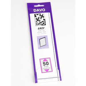 EASY, Klemmleisten Selbstklebend auf schwarzem Trägerfolie (entspiegelt)