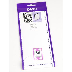 EASY, Mount strips self-adhesive on black backing (anti-reflective)