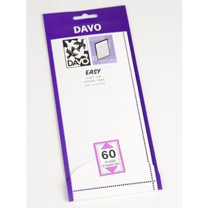 EASY, Klemstroken Zelfklevend op zwarte ondergrond (ontspiegeld)