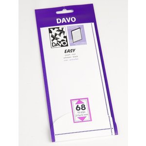 EASY, Klemmleisten Selbstklebend auf schwarzem Trägerfolie (entspiegelt)