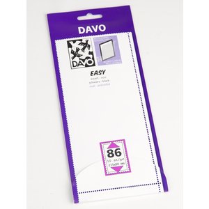 EASY, Klemmleisten Selbstklebend auf schwarzem Trägerfolie (entspiegelt)
