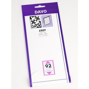 EASY, Klemmleisten Selbstklebend auf schwarzem Trägerfolie (entspiegelt)
