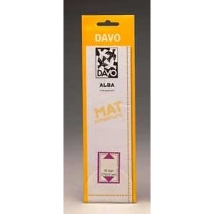 ALBA, Mount strips Assortment of Belgian sizes - on clear backing  - (anti-reflective)