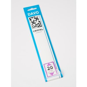 CRISTAL, Mount strips Bottom weld on clear backing  (reflective)