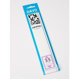 CRISTAL, Klemstroken  Onderzijde gesloten op transp. ondergrond (glanzend)