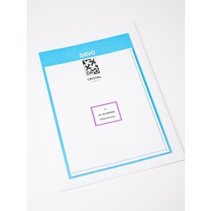 CRISTAL, Bandes à pochettes Sous-collé (o) sur fond transparent (réfléchissant)