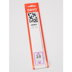 NERO, Bandes à pochettes Sous-collé (o) sur fond noir (réfléchissant)