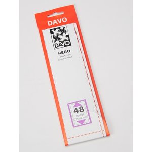 NERO, Bandes à pochettes Sous-collé (o) sur fond noir (réfléchissant)