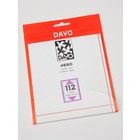 Mount strips, 112 mm. High and 155 mm. wide, custom-made - NERO Bottom weld, on black backing (reflective) wide:  - Type: N.112 ■ per 10 pcs.