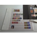 Davo, W.9,  Postzegel Insteekbladen (2-schroeven) Wit - afm: 275x310 mm. ■ per  st.