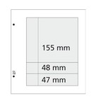 Davo, Selbstklebende Einsteckhüllen L.3-2 (200x47/48/155 mm.)  Transparent - abm. 200x250 mm. pro 10 Stk.