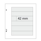 Davo, Self-adhesive Insert folders L.6 (200x42 mm.)  Transparent - dim: 200x250 mm. ■ per 10 pcs.