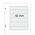 Davo, Self-adhesive Insert folders L.6 (200x42 mm.)  Transparent - dim: 200x250 mm. ■ per 10 pcs.