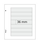 Davo, Self-adhesive Insert folders L.7 (200x36 mm.)  Transparent - dim: 200x250 mm. ■ per 10 pcs.