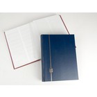 type GT, Einsteckalbum A4 - 64 seiten (weiß)  9 Streifen - Blau - Abm: 230x305x48 ■ pro Stk.