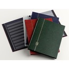 Nero E, Einsteckalbum A4 - 16 seiten (schwarzem)  9 Streifen - Blau - Abm: 230x305x18 ■ pro Stk.