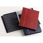 Nero F, Einsteckalbum A4 - 32 seiten (schwarzem)  9 Streifen - Blau - Abm: 230x305x26 ■ pro Stk.