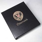 Davo, KOSMOS, Album (4 anneaux)  Österreich - avec boite de protection excl. contenu - Bleu - dim: 285x315x60 mm. ■ par  pc.