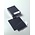 Davo, Cartes de stockage (N7) - 7 bandes avec feuille de couverture transparente - Noir - dim: 147x210 mm. ■ par 100 pcs.