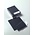 Einsteckkarten – 7 Streifen – 147 × 210 mm – stabiler schwarzer Karton – mit Schutzfolie – geeignet für Briefmarken und Sammelobjekte ■ pro 100 Stück