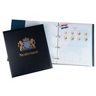 Davo, Kosmos, Album (4 rings)  Nederland (euro munten), Koningin Beatrix - incl. bladen met indruksysteem, incl. cassette - Blauw - afm: 285x328x65 mm. ■ per st.