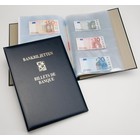 Davo, de luxe, Album (2 holes)  (screw)  for Banknotes - incl 15 sheets, incl. slipcase - Blue - dim: 257x357x54 mm. ■ per pc.