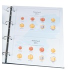 Davo, Supplement - Netherlands, Koning Willem Alexander Euro coins - years 2014/15 - Transp/m. preprint sheet(color)  dim: 250x310 mm. ■ per pc.