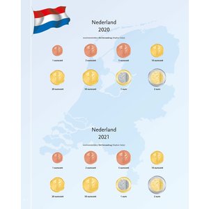 Davo Kosmos, Supplement Euro munt album Nederland, jaren 2020 t/m 2021