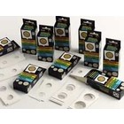 Münzrähmchen (50x50 mm.) Selbstklebend - 37.5 mm. Weiß■ pro 25 Stk.