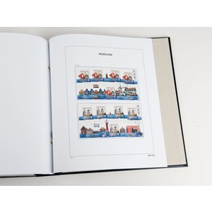 Supplement year: 2016 - Netherlands - sheets for Beautiful Netherlands (bl/w), nr's: MN.V40-MN.V42 (3 pcs.) - Davo, DeLuxe preprint sheets