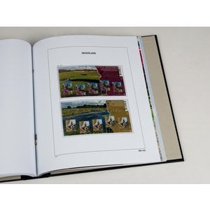 Supplement jaar: 2017 - Nederland - type: DeLuxe - bladen voor Mooi Nederland (zw/w), N°: MN.V43-MN.V45 (3 st.) - Davo (2 Gats)