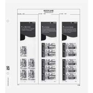Supplement year: 2002 - Netherlands - sheets for Booklets, nr's: C13-C16(incl. map) (2 pcs.) - Davo, DeLuxe preprint sheets