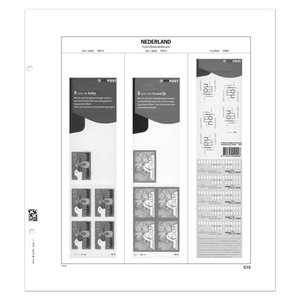 Supplement year: 2006 - Netherlands - sheet for Booklets, nr: C15(incl. map) - Davo, DeLuxe preprint sheets