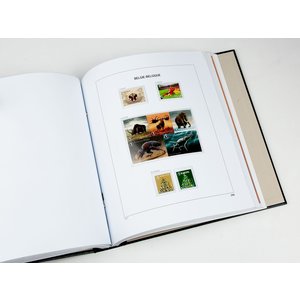 Supplement year: 2018 - Belgium - sheets for Basic album, nr's: 295-297, B211-222 (16 pcs.) - Davo, DeLuxe preprint sheets